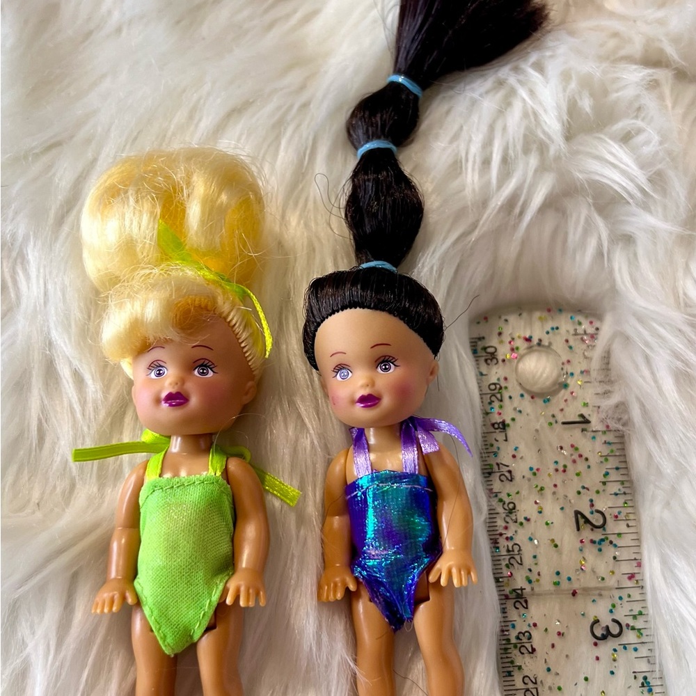Barbie Kelly Dolls - set of‎ 2 - blonde and dark brown hair - 1994 ? - Picture 3 of 5